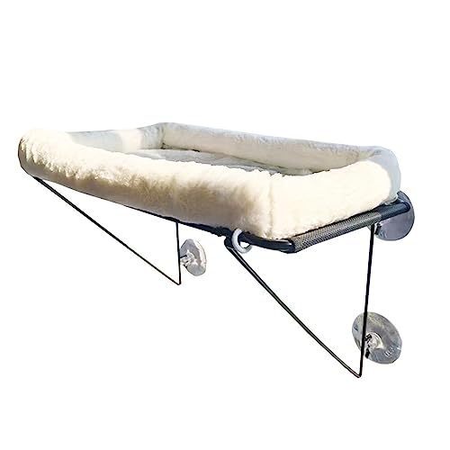 Regale, Bett, platzsparend, Fensterstange, zum Ausruhen, Sonnenbaden, Nickerchen und Überblick, Regale, Bett, große Indoor-Katzen von CQEAZ