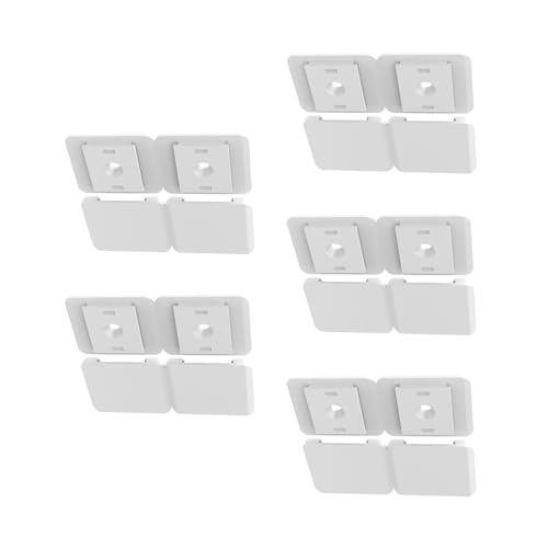 Wiederverwendbare Kabel-Clips mit Schnellentriegelung, Kabel-Organisation, Befestigungshalter für Schreibtisch, Wand, Elektronik, abnehmbarer Netzhalter, 5 Stück von CQEAZ