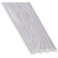 Cqfd - 2-in-1-Design-Einstiegsleiste, Eiche hellgrau, 3.8x83cm. von CQFD