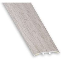 Cqfd - 2-in-1-Design-Einstiegsleiste, Gebleichte Eiche, 3.8x83cm. von CQFD