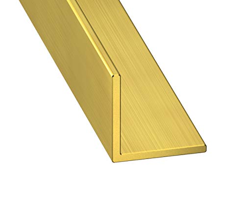 CQFD Messing Winkelblock 8 x 8 x 0,8 mm 1 m von CQFD