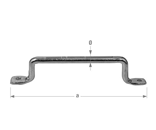 Griff zum Schrauben, 10 x 160 mm, AC, verzinkt von CQFD