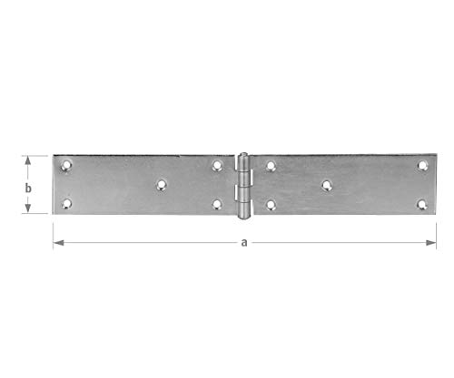 Scharnier für Kongee, 50 x 310 mm, verzinkter Stahl von CQFD