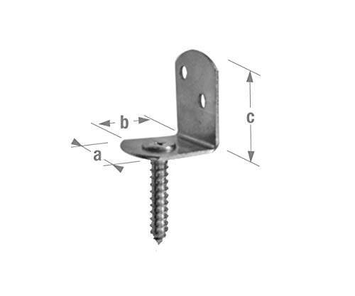 Winkel, Form L, 32 x 30 x 38 mm (Schrauben 8 x 45 mm). von CQFD