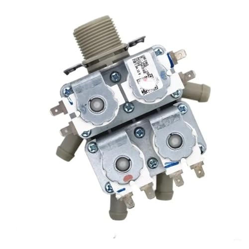Waschmaschine Wasser Einlass Ventil: Einlass Magnetventile DC12V Mehrere Wasser Outlet For Automatische Washer Ersatz Teile Zubehör X7XA(For One into four) von CQJFCYBRA