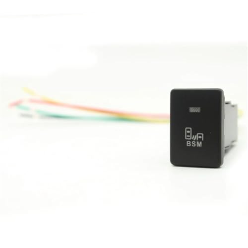 Druckschalter Fit Für Toyota IZOA CHR Auto Power On Off DRL P Radar Hinten Stamm Push Button Radar Parkplatz Sensor Schalter Mit draht Hupenknopf(BSM) von CQJJXKYC