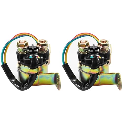 Fit Für Suzuki Motorrad Starter Magnet Relais GSX750 GSX250 TU250 GN250 DR200SE DR200S DR125SE DR200 DR125 DF200(2 pcs) von CQJJXKYC