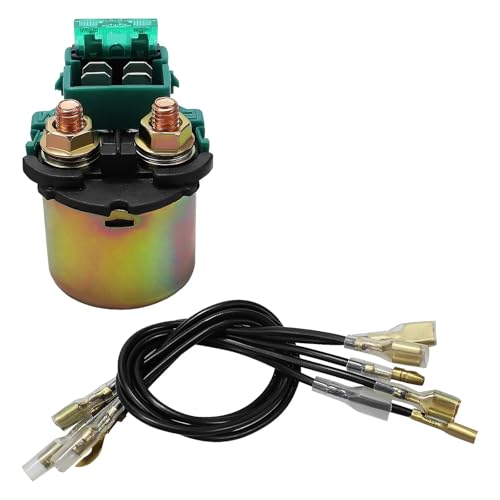 Motorrad Starter Magnet Relais Fit Für Kawasaki ZX11 ZX10 ZX7R ZX6 ZZR600 ZX600E VN800 Fit Für Vulcan VN1500(1 pc (with plug)) von CQJJXKYC