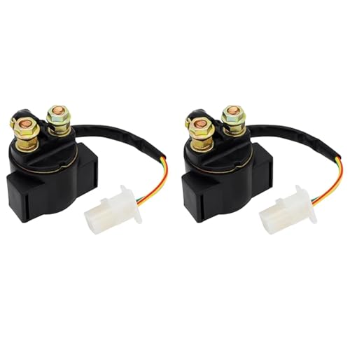 Motorrad Starter Magnet Relais Fit Für Yamaha BW200 BW350 FJ600 SR185 Erreger SR 250 SRX 250 TT225 TTR 225 TTR250(2 pcs) von CQJJXKYC