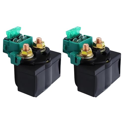 Motorrad-Starter-Magnetrelais passend für Kawasaki Eliminator EL250 EN500 passend für Vulcan EX250 EX500 passend für Ninja NT650(2 pcs) von CQJJXKYC