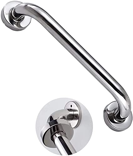 Armlehnen-Haltegriff, Rutschfester Haltegriff für Dusche und Toilette, Haltegriffe, Sicherheitsunterstützung, Handläufe, Badezimmer-Haltegriff, 304 Edelstahl, poliert, Handicap-Duscharmlehne, sicher von CQLXZ