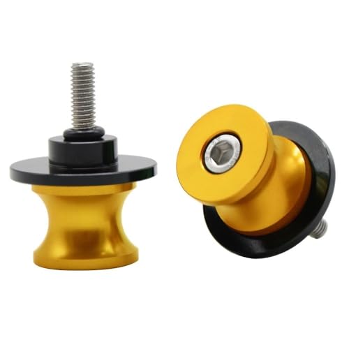 CQNEUDKPI Motorrad-CNC-Schwingenschieber, Spulen, Paddock-Ständer, Spulen, Schwingarm für Ya&ma&ha MT09 MT-09 MT-07 R1 R3 R6 R25 R6S R10 (3) von CQNEUDKPI