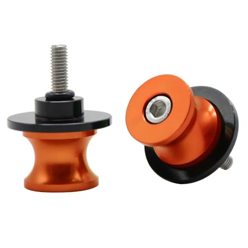 CQNEUDKPI Motorrad-CNC-Schwingenschieber, Spulen, Paddock-Ständer, Spulen, Schwingarm für Ya&ma&ha MT09 MT-09 MT-07 R1 R3 R6 R25 R6S R10 (4) von CQNEUDKPI