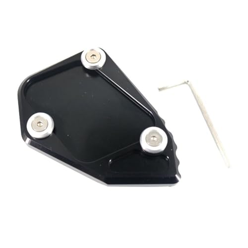 CQNEUDKPI Seitenständer Motorrad CNC Kickstand Fuß Seitenständer Verlängerung Stützplatte Pad für B&M&W R1200GS ADV R 1200 GS R1200 GS 2008–2014 (Schwarz 1) von CQNEUDKPI