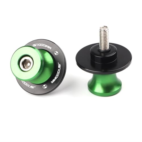CQNEUDKPI für B&M&W S1000RR S1000 RR 2014-2016 2017 2018 2019 2020 2 Stück 8 mm Schwingenschieber Motorrad CNC Schraube Schwingenhalterung (6) von CQNEUDKPI