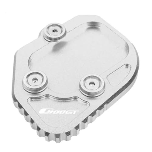 für B&M&W C400X C400GT K51 C400 X 2019 2020-2023 2022 Motorrad CNC Seitenständer Halterung Verlängerungsplatte (Logo C400GT Silver) von CQNEUDKPI
