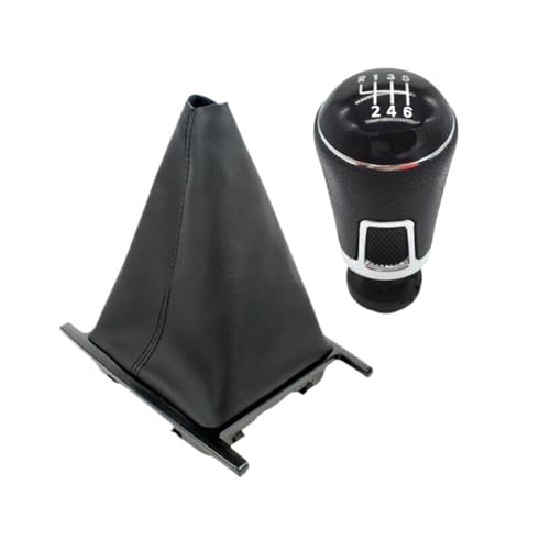 CQRBNE Schaltknauf Kopf Für VW Für Amarok 2010-2022 Auto Schaltknauf Stick Stift Gaitor Boot Abdeckung Fall Schaltknauf(Style b) von CQRBNE