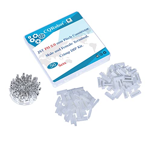 CQRobot JST PH 2,0 mm Tonhöhe 9-Polige Elektronischer Steckverbinder IC Männlich Stecker, Weiblich Buchsengehäuse und T-Crimp-Klemme. 50 Sätze / 550 Teile Kabel-Platine-Adapterkabelbaugruppe. CQRobot JST PH 2,0 mm Tonhöhe 9-Polige Elektronischer Steckverbinder IC Männlich Stecker, Weiblich Buchsengehäuse und T-Crimp-Klemme. 50 Sätze / 550 Teile Kabel-Platine-Adapterkabelbaugruppe. von CQRobot