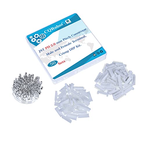 CQRobot JST PH 2,0 mm Tonhöhe 10-Polige Elektronischer Steckverbinder IC Männlich Stecker, Weiblich Buchsengehäuse und T-Crimp-Klemme. 50 Sätze / 600 Teile Kabel-Platine-Adapterkabelbaugruppe. CQRobot JST PH 2,0 mm Tonhöhe 10-Polige Elektronischer Steckverbinder IC Männlich Stecker, Weiblich Buchsengehäuse und T-Crimp-Klemme. 50 Sätze / 600 Teile Kabel-Platine-Adapterkabelbaugruppe. von CQRobot