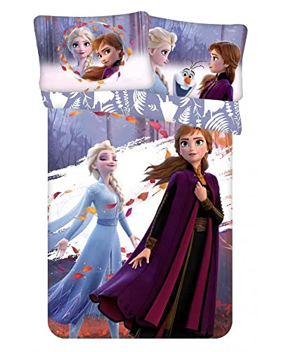 Disney Frozen 2 Baby Bettwäsche Eiskönigin Anne ELSA Kopfkissen Bettdecke für 100x135cm von CR-Lights