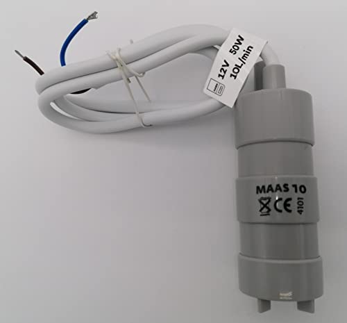 CR-MOESANCO® MASS Wasserpumpe 12 V, 600 L/H High Durchfluss Pumpen für Wohnmobil Teich Aquarium Brunnen, Tischwassergärten, Hydrokultur-Systeme Pumpe von CR-MOESANCO