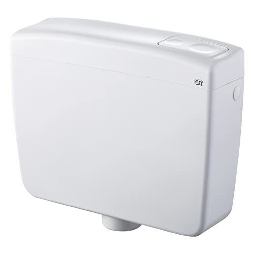 CR 1085 DELTA 1 WC-Spülkasten mit Einzelabfluss START-STOP, komplett, Weiß von Cr