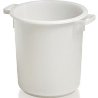 Kunststoffbehälter rd.40l HD-PE weiß D420xH445mm m.Außengriff von CRAEMER
