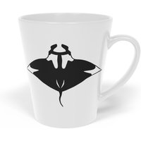 Manta Rochen Kaffeetasse, Marine Leben Geschenk Für Sea Life Liebhaber, Ozeantier Teetasse, Weiße Keramiktasse Mit 12 Unzen von CRAFTHAIN