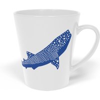 Walhai Kaffeetasse, Marine Leben Geschenk Für Sea Life Lover, Ozeantier Teetasse, Weiße Keramiktasse Mit 12 Unzen von CRAFTHAIN