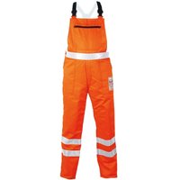 BIRKE, Warn- & Schnittschutz-Latzhose, EN 471/2, EN 381, Orange, Gr.52 von CRAFTLAND