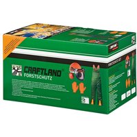 Craftland - forstschutzset, kwf geprüft, Latzhose, Forsthelm-Kombination, Handschuhe, Gr.48 von CRAFTLAND