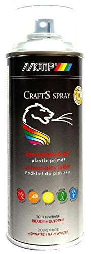 CRAFTS Plastic Primer Motip Spray Universal 400 ml Dose (Haftgrund für Kunststoffteile transparent) von Crafts