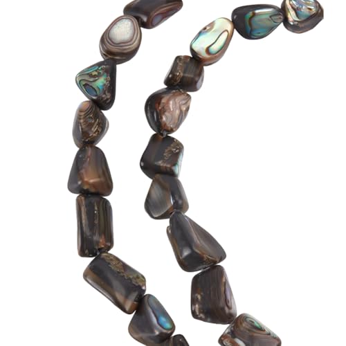 CRAFTYMELODY 1 Strang Natürliche Abalone Muschelperlen Nuggets Muschel Lose Bunte Cabochons Paua Muschel Abstandsperlen Für Armbänder Und Ohrringe CRAFTYMELODY 1 Strang Natürliche Abalone Muschelperlen Nuggets Muschel Lose Bunte Cabochons Paua Muschel Abstandsperlen Für Armbänder Und Ohrringe von CRAFTYMELODY