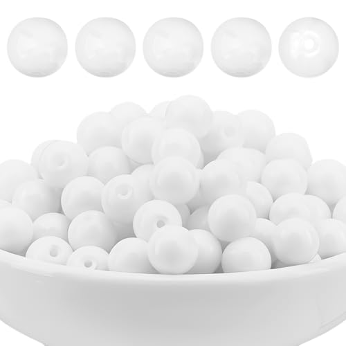 CRAFTYMELODY 200 Stück Handgefertigte Runde Lampwork Perlen Keramik Imitat Perlen Glatte Lose Abstandsperlen 8mm Für Die Schmuckherstellung DIY Handwerk CRAFTYMELODY 200 Stück Handgefertigte Runde Lampwork Perlen Keramik Imitat Perlen Glatte Lose Abstandsperlen 8mm Für Die Schmuckherstellung DIY Handwerk von CRAFTYMELODY