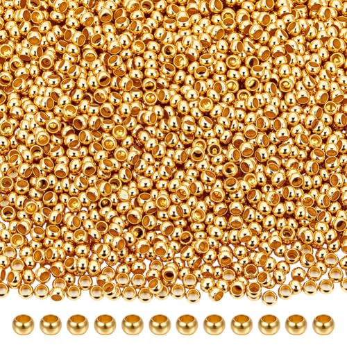CRAFTYMELODY 2000 Stück Runde Quetschperlen 3mm Goldene Abstandshalter Perlen Metall Quetschperlen Klemme Endstopper Abstandshalter Für Die Schmuckherstellung CRAFTYMELODY 2000 Stück Runde Quetschperlen 3mm Goldene Abstandshalter Perlen Metall Quetschperlen Klemme Endstopper Abstandshalter Für Die Schmuckherstellung von CRAFTYMELODY