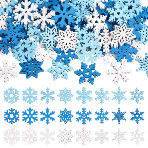 CRAFTYMELODY 250 Stücke Schneeflocke Dekoration Thema Weihnachten Holzknöpfe Holzscheiben Winter Ornamente Verschiedene Schneeflocke Verzierungen CRAFTYMELODY 250 Stücke Schneeflocke Dekoration Thema Weihnachten Holzknöpfe Holzscheiben Winter Ornamente Verschiedene Schneeflocke Verzierungen von CRAFTYMELODY