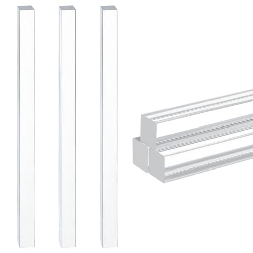 CRAFTYMELODY 3 Stück Quadratische Acrylstäbe Solide Klare Dübelstangen 250x15x15mm Säulenstangen Modellbau Für Hochzeitsfeiern Kuchen Basteln Dekor CRAFTYMELODY 3 Stück Quadratische Acrylstäbe Solide Klare Dübelstangen 250x15x15mm Säulenstangen Modellbau Für Hochzeitsfeiern Kuchen Basteln Dekor von CRAFTYMELODY
