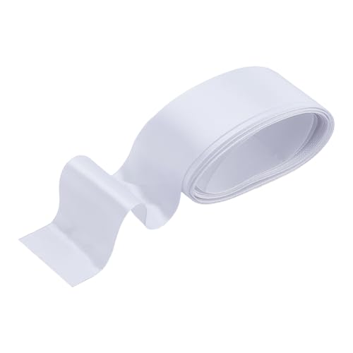 CRAFTYMELODY 5 Yards Single Face Satinband 2 Zoll Breit Weiß Polyesterband Decke Bindung Satin Stoffband Glänzend Polyester Trim CRAFTYMELODY 5 Yards Single Face Satinband 2 Zoll Breit Weiß Polyesterband Decke Bindung Satin Stoffband Glänzend Polyester Trim von CRAFTYMELODY