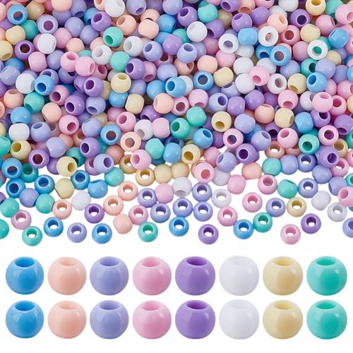 CRAFTYMELODY 538 Stück Arcylic Perlen Mit Großem Loch Bunte Ponyperlen Fass Lose Abstandshalter 8mm Für Die Schmuckherstellung Zubehör CRAFTYMELODY 538 Stück Arcylic Perlen Mit Großem Loch Bunte Ponyperlen Fass Lose Abstandshalter 8mm Für Die Schmuckherstellung Zubehör von CRAFTYMELODY