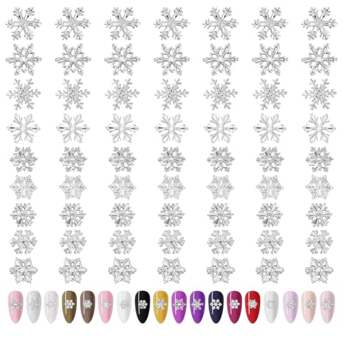 CRAFTYMELODY 90 Stück 9 Stile Schneeflocken Nagel Charms Silberne Schneeflocken Nagel Edelsteine Weihnachtsnägel Charms Blumennägel Schmuck Nagelkunst Zubehör CRAFTYMELODY 90 Stück 9 Stile Schneeflocken Nagel Charms Silberne Schneeflocken Nagel Edelsteine Weihnachtsnägel Charms Blumennägel Schmuck Nagelkunst Zubehör von CRAFTYMELODY