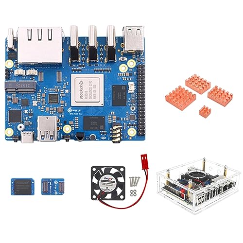 CRAKES Orange Peel 5 Plus 16 GB RAM + 256 GB Emmc- RK3588 Octa-Core 64-Bit-UnterstützungDie 8K Video 2.5G Unterstützt WiFi6--Set von CRAKES