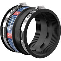 Adapterkupplung CAC 1252 Spannbereich 110-125 x 100-116 mm EPDM - PN 0,6 bar von CRASSUS
