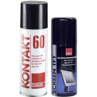 Kontakt Chemie KONTAKT 60 70013-AG + 80715-AI Kontaktreiniger inkl. TFT-Reiniger 100ml 1 Set von Kontakt Chemie