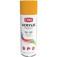 CRC Farblack Acrylic Paint signalgelb, Inhalt: 400ml 6 Stk von CRC