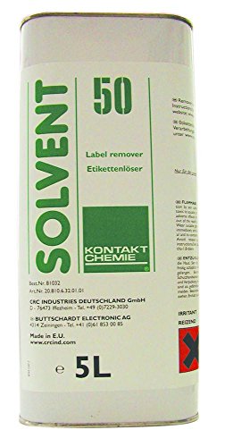 Format 81032-AA CRC 81032-AA-SOLVENT 50 Klebstoffentferner, 5 l, schwarz von CRC
