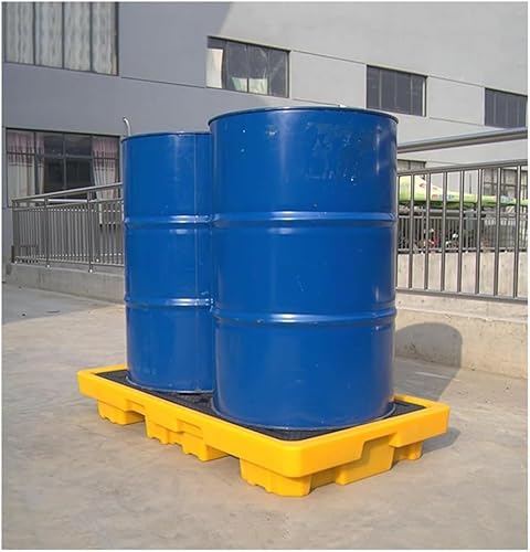 Modulare Auffangpalette Auffangplattform for Fässer Auslaufsichere Kunststoffpalette(127x67x17cm) von CRCRC