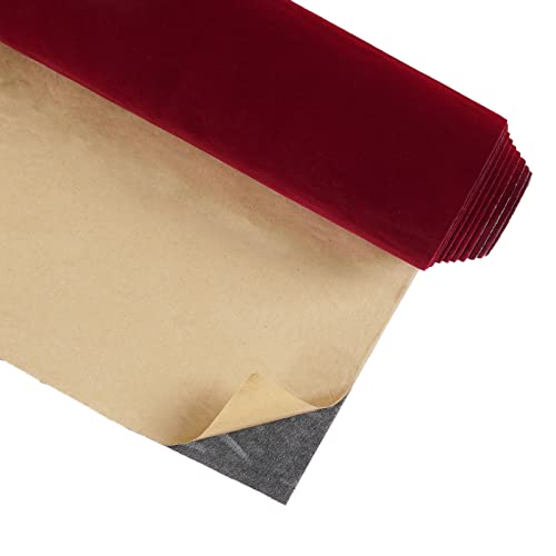 CRE8TIVE Dunkelrot Samtstoff Tapete Selbstklebend 30cm x 900cm Klebefolie für Möbel, Schmuckkästchen, Dekofolie, Möbelfolie Vintage Filz Schlafzimmer Mädchen CRE8TIVE Dunkelrot Samtstoff Tapete Selbstklebend 30cm x 900cm Klebefolie für Möbel, Schmuckkästchen, Dekofolie, Möbelfolie Vintage Filz Schlafzimmer Mädchen von CRE8TIVE