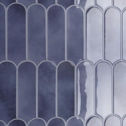 CRE8TIVE Dunst Blaue Fliesenaufkleber Lange Fächerform Selbstklebende Fliesen Marmoroptik 3D Klebefliesen Küche Wasserfest Küchenrückwand Fliesenaufkleber Bad Kamin Waschküche 4 Stücke 30.5cm x 30.5cm CRE8TIVE Dunst Blaue Fliesenaufkleber Lange Fächerform Selbstklebende Fliesen Marmoroptik 3D Klebefliesen Küche Wasserfest Küchenrückwand Fliesenaufkleber Bad Kamin Waschküche 4 Stücke 30.5cm x 30.5cm von CRE8TIVE