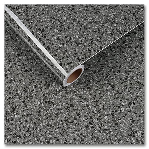 CRE8TIVE Schwarz Tapete Selbstklebend 60cm x 300cm Glänzend Granit Tapete Klebefolie Möbel Terrazzo Tapete Steinoptik Möbelfolie Selbstklebend Arbeitsplatte Folie Küche Küchenfolie Tapete Badezimmer CRE8TIVE Schwarz Tapete Selbstklebend 60cm x 300cm Glänzend Granit Tapete Klebefolie Möbel Terrazzo Tapete Steinoptik Möbelfolie Selbstklebend Arbeitsplatte Folie Küche Küchenfolie Tapete Badezimmer von CRE8TIVE