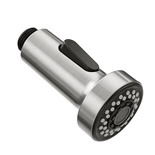 CREA Küchenarmatur Brausekopf Ersatzteil, 2-Funktion Ausziehbare Spültischarmatur Sprühkopf Ersatzdüse, Armatur Wasserhahn Küche Ersatzkopf Schlauch Belüfter, G1/2 Anschluss Ersatz, Gebürstet CREA Küchenarmatur Brausekopf Ersatzteil, 2-Funktion Ausziehbare Spültischarmatur Sprühkopf Ersatzdüse, Armatur Wasserhahn Küche Ersatzkopf Schlauch Belüfter, G1/2 Anschluss Ersatz, Gebürstet von CREA